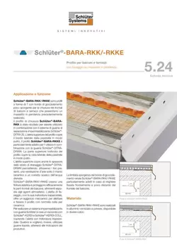 Schlüter-BARA-RKK /-RKKE | Scheda tecnica 5.24