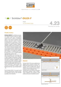 Schlüter-DILEX-F | Technický list výrobku 4.23