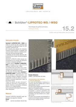 Schlüter-LIPROTEC-WS /-WSQ | Ficha de dados do produto 15.2