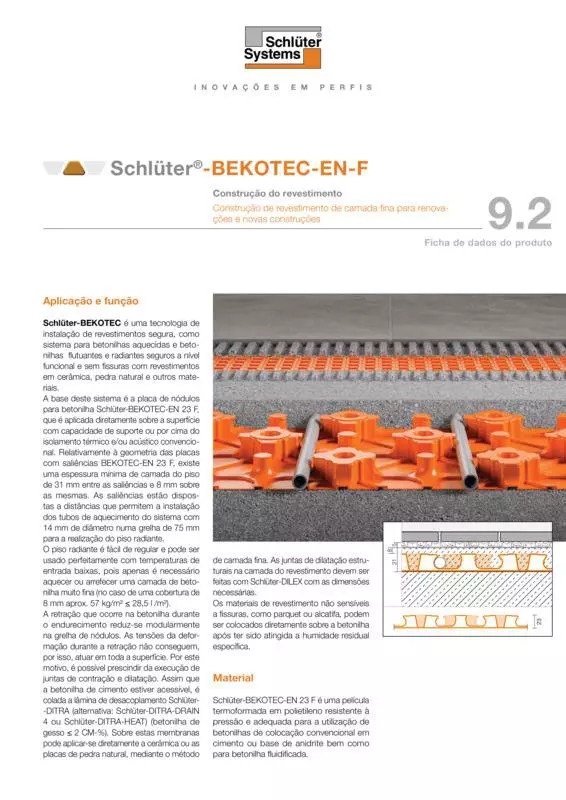 Schlüter-BEKOTEC-F | Ficha de dados do produto 9.2