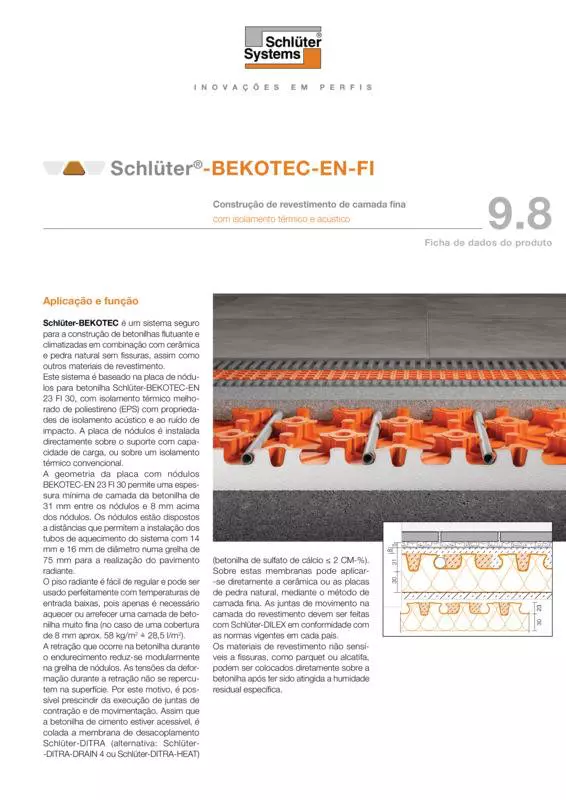 Schlüter-BEKOTEC-EN-FI | Ficha de dados do produto 9.8