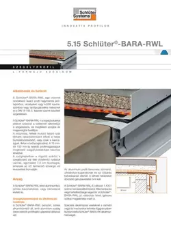 Schlüter-BARA-RWL | Termék adatlap 5.15
