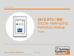 Schlüter-DITRA-HEAT-E RT3/BW - Instrukcja obslugi