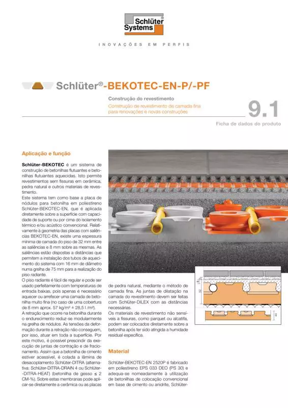 Schlüter-BEKOTEC-EN 2520 /-EN 1520 PF | Ficha de dados do produto 9.1