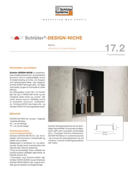 Schlüter-DESIGN-NICHE | Produktdatablad 17.2