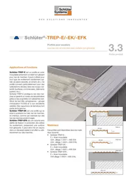 Schlüter-TREP-E /-EK /-EFK | Fiche produit 3.3