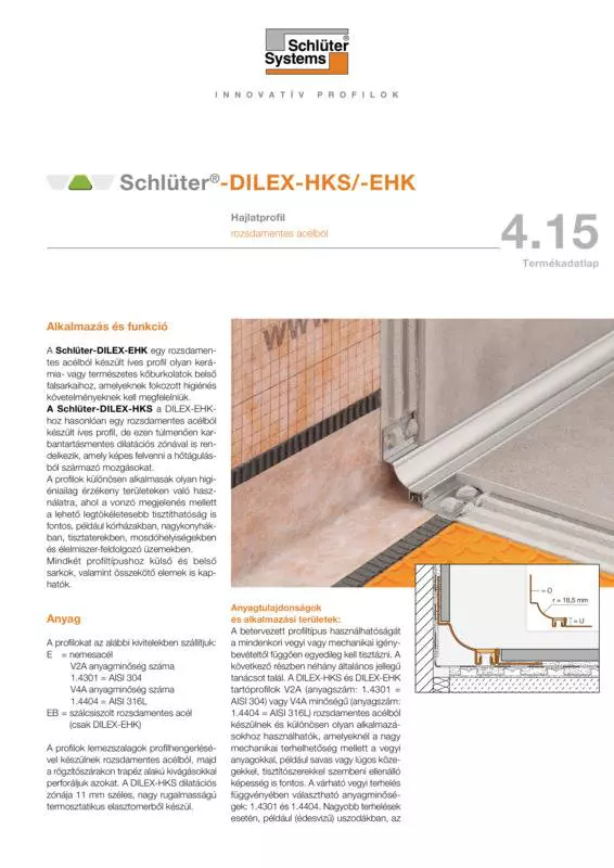 Schlüter-DILEX-HKS /-EHK | Termék adatlap 4.15