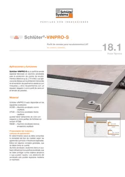 Schlüter-VINPRO-S | Ficha Técnica 18.1