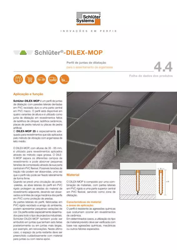 Schlüter-DILEX-MOP | Ficha de dados do produto 4.4