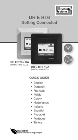 Schlüter-DITRA-HEAT-E RT6/BW /-DA – Instruktioner