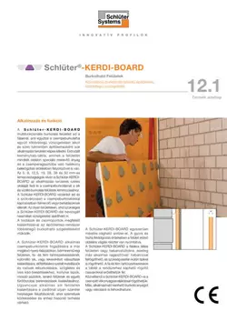 Schlüter-KERDI-BOARD | Termék adatlap 12.1