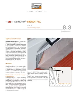 Schlüter-KERDI-FIX | Scheda tecnica 8.3