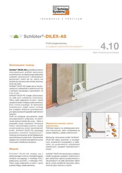 Schlüter-DILEX-AS | Opis techniczny produktu 4.10