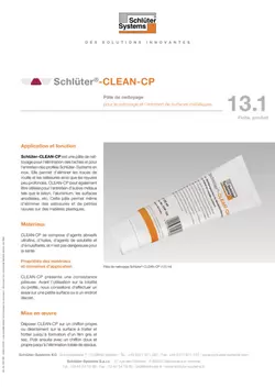 Schlüter-CLEAN-CP | Fiche produit 13.1