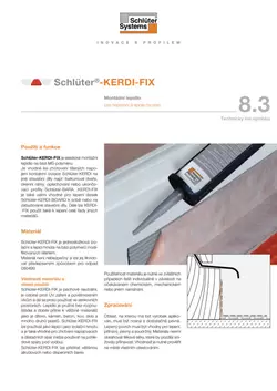 Schlüter-KERDI-FIX | Technický list výrobku 8.3