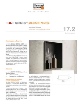 Schlüter-DESIGN-NICHE | Scheda tecnica 17.2 Schlüter-DESIGN-NICHE | Scheda tecnica 17.2