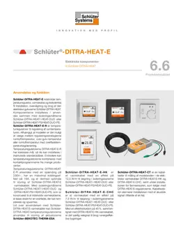 Schlüter-DITRA-HEAT-E | Produktdatablad 6.6