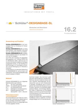 Schlüter-DESIGNBASE-SL | Produktdatenblatt 16.2