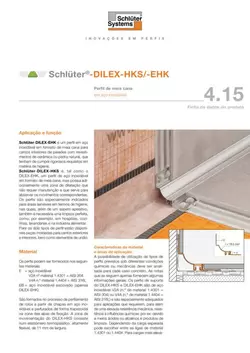 Schlüter-DILEX-HKS /-EHK | Ficha de dados do produto 4.15