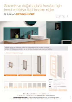 Schlüter-DESIGN-NICHE | Ürün Seçme Yardımı