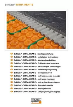 Schlüter-DITRA-HEAT-E-CHC - Installeringsvejledning