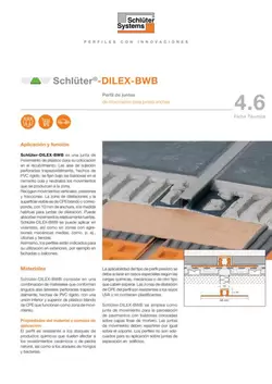 Schlüter-DILEX-BWB | Ficha Técnica 4.6