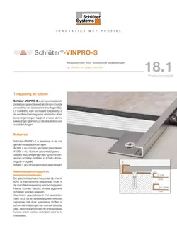 Schlüter-VINPRO-S | Productdatablad 18.1