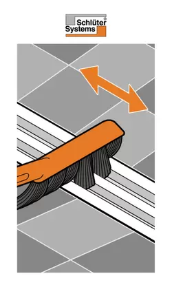 Schlüter-KERDI-LINE-VARIO - Rengøringsvejledning