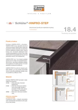 Schlüter-VINPRO-STEP | Technický list výrobku 18.4 Schlüter-VINPRO-STEP | Technický list výrobku 18.4