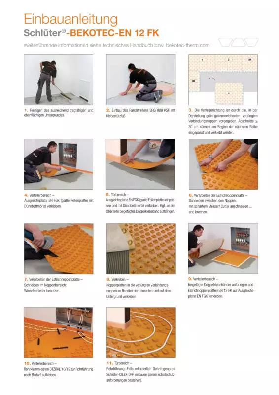 Schlüter-BEKOTEC-EN 12 FK - Installation instructions
