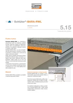 Schlüter-BARA-RWL | Technický list výrobku 5.15