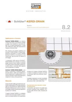 Schlüter-KERDI-DRAIN | Scheda tecnica 8.2