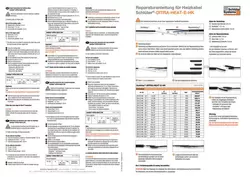 Schlüter-DITRA-HEAT-E-HK - Reparationsvejledning for varmekabel