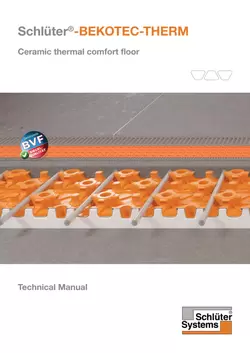 Schlüter-BEKOTEC-THERM - Ceramic thermal comfort floor | Technical Manual