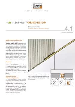 Schlüter-DILEX-EZ 6/9 | Product data sheet 4.1