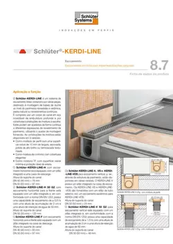 Schlüter-KERDI-LINE | Ficha de dados do produto 8.7