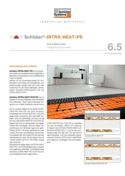 Schlüter-DITRA-HEAT-PS | Produktdatablad 6.5