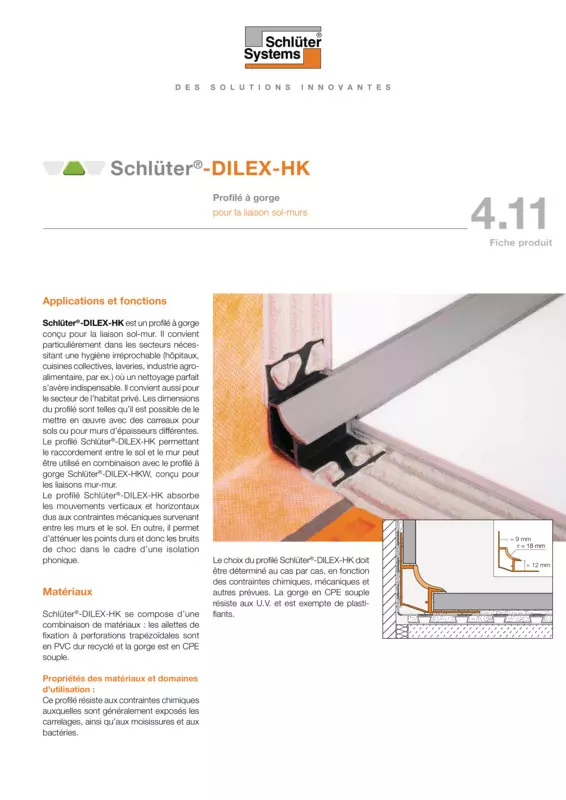 Schlüter-DILEX-HK | Fiche produit 4.11
