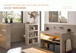 Schlüter-KERDI-BOARD - Design de interiores em todas as formas