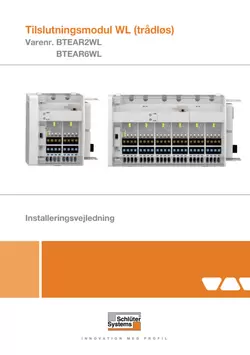 Schlüter-BEKOTEC-THERM-EAR2 /-EAR6 - Tilslutningsmodul WL (trådløs) | Installeringsvejledning