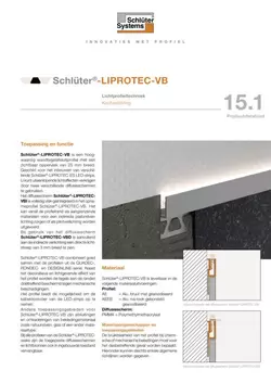 Schlüter-LIPROTEC-VB | Productdatablad 15.1