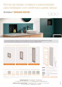 Schlüter-DESIGN-NICHE | Guia de seleção de produtos