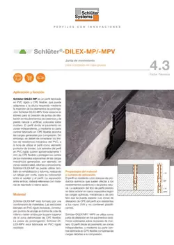 Schlüter-DILEX-MP /-MPV | Ficha Técnica 4.3