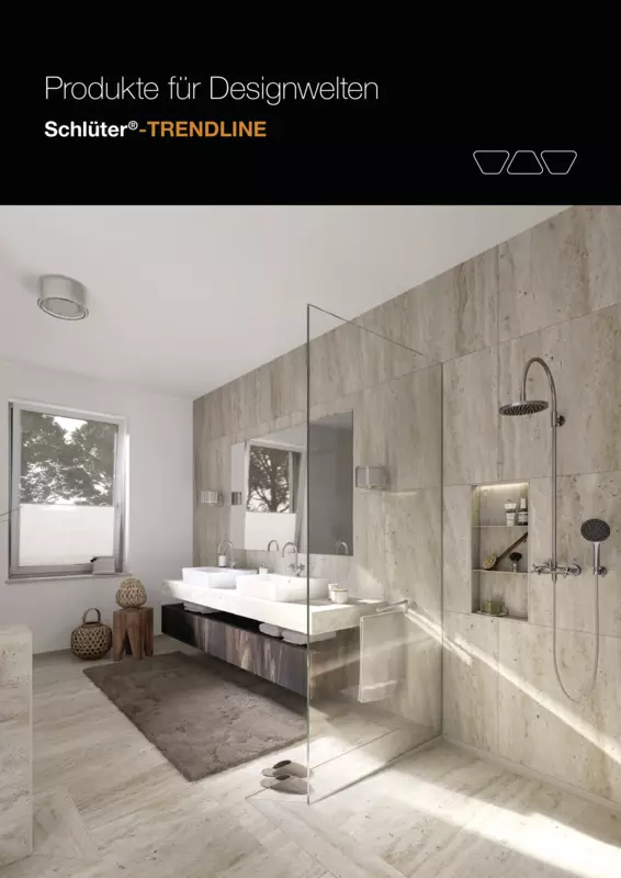 Schlüter-TRENDLINE – Produkte für Designwelten