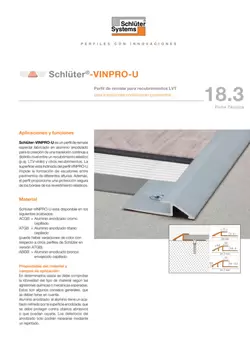 Schlüter-VINPRO-U | Ficha Técnica 18.3