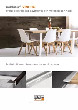 Schlüter-VINPRO - Profili a parete e a pavimento per materiali non rigidi