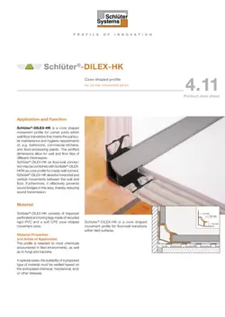 Schlüter-DILEX-HK | Product data sheet 4.11