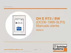 Schlüter-DITRA-HEAT-E RT3/BW - Manuale utente