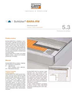 Schlüter-BARA-RW | Technický list výrobku 5.3