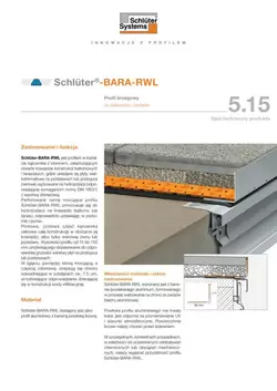 Schlüter-BARA-RWL | Opis techniczny produktu 5.15